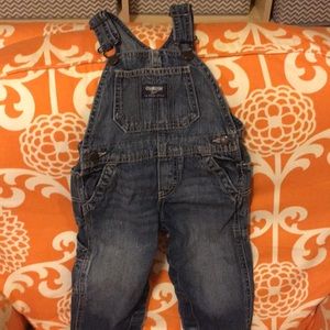 18 mo Osh Kosh B'gosh overalls, antique blue